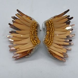 Mignonne Gavigan Rose Gold Peach Earrings